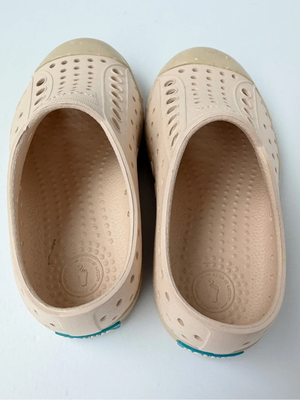 Native Jefferson Bio-Based Made with Algae Sneakers Beige Unisex Kids Toddler C8